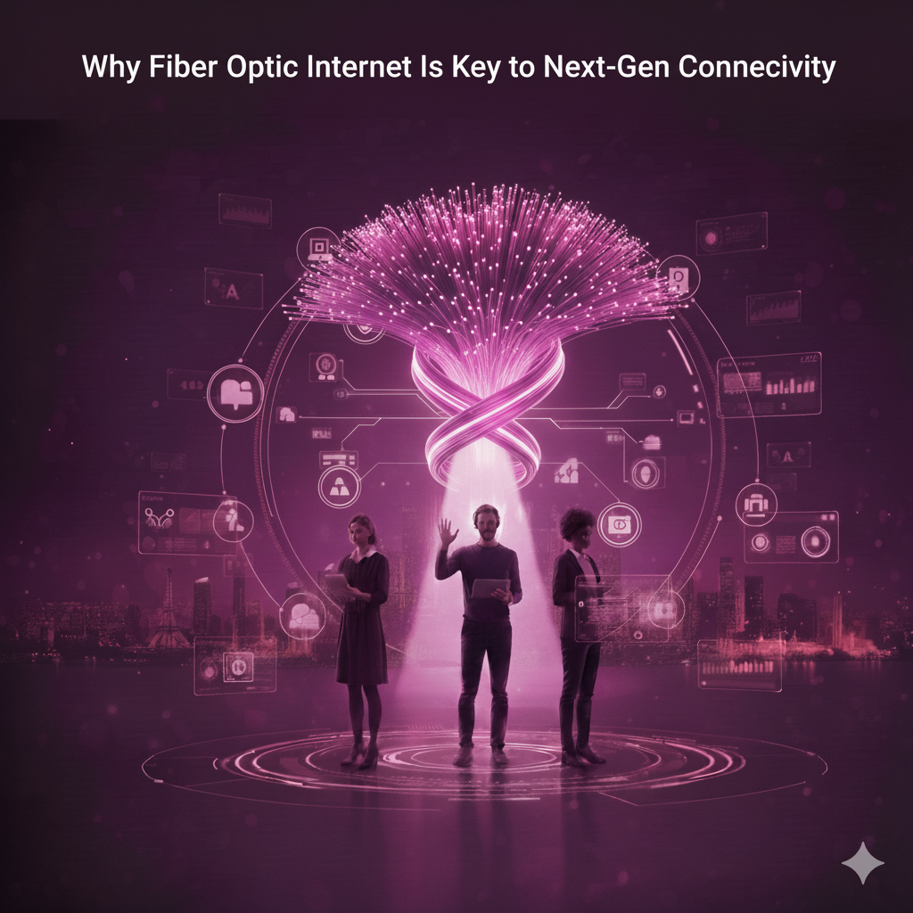 Why Fiber Optic Internet Is Key to Next-Gen Connectivity